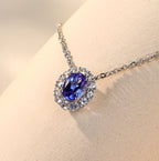 Violet Halo Stud Pendant