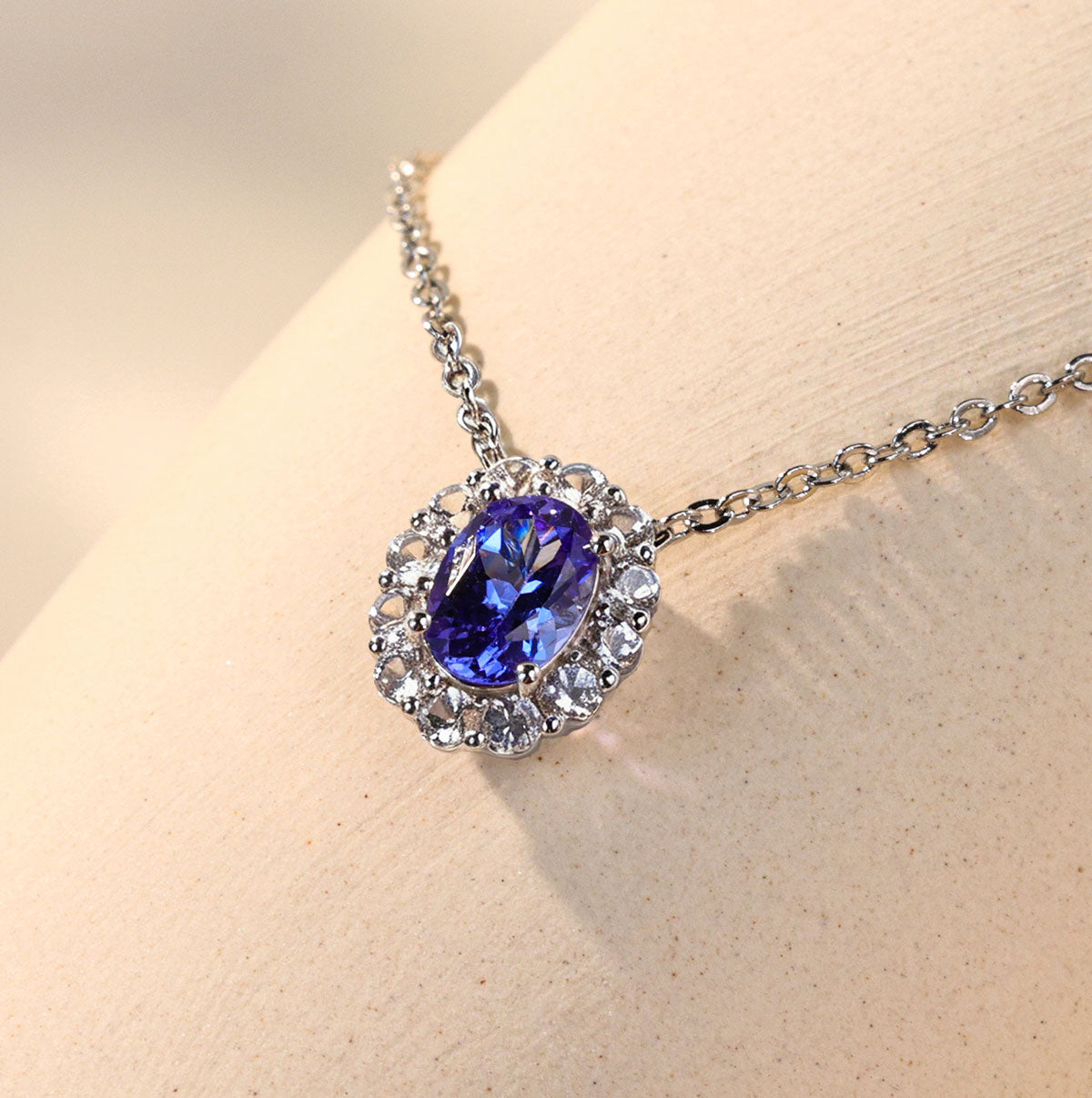 Violet Halo Stud Pendant