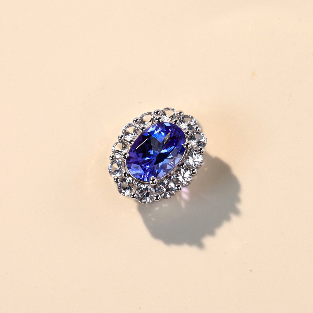 Violet Halo Stud Pendant