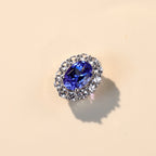 Violet Halo Stud Pendant