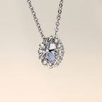 Violet Halo Stud Pendant